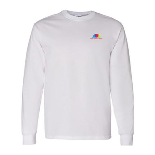 Gildan Heavy Cotton Longsleeve Basic T-Shirt -- White