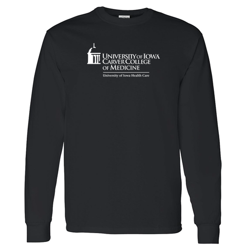 Gildan Heavy Cotton Longsleeve Basic T-Shirt -- Black