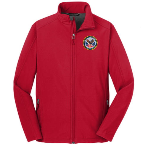 Port Authority Core Soft Shell Jacket -- Rich Red