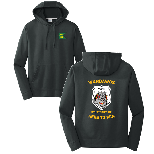 Port and Company Performance Fleece Pullover Hooded Sweatshirt -- Jet Black