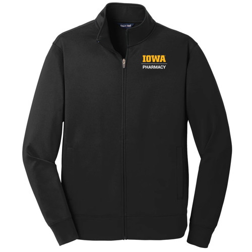 Sport-Tek Sport-Wick Fleece Full-Zip Jacket -- Black