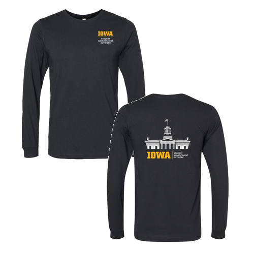Bella+Canvas Unisex Heather Cvc Long Sleeve Tee- Heathers -- Solid Black Blend