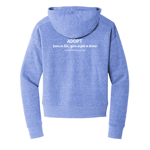 District Women's Perfect Tri-Fleece 1/2-Zip Pullover -- Royal Frost