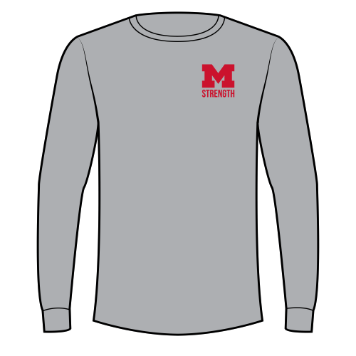 Gildan Heavy Cotton Longsleeve Basic T-Shirt -- Sport Grey