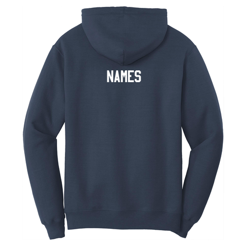 Port and Company Core Fleece Pullover Hooded Sweatshirt -- Navy