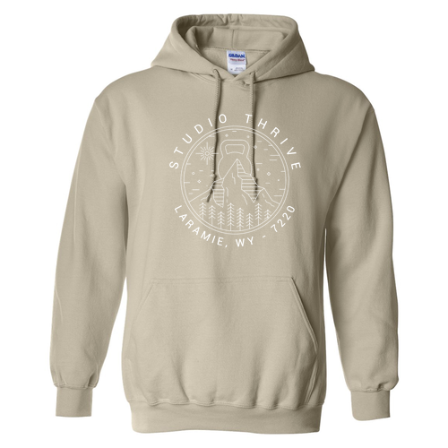 Gildan Heavy Blend Hooded Sweatshirt -- Sand