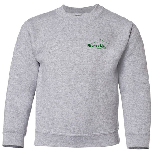 Youth Crew Neck Sweatshirt -- Sport Grey