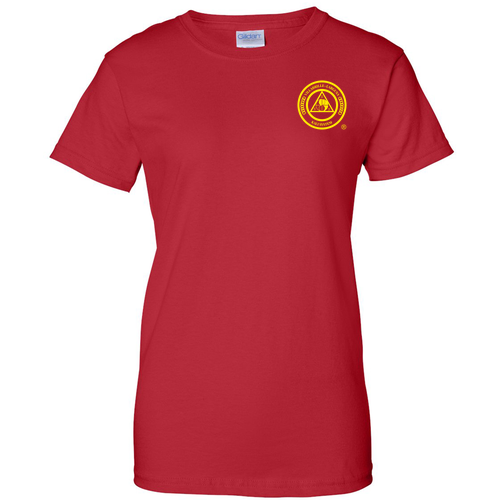 Gildan Ultra Cotton Ladies Basic T-Shirt -- Red