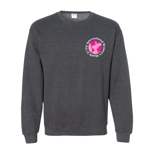 Gildan Heavy Blend Crew Neck Sweatshirt -- Dark Heather