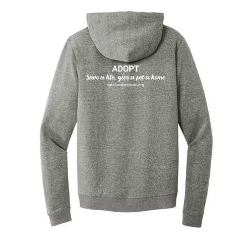 District Perfect Tri Fleece Full-Zip Hoodie -- Heathered Charcoal