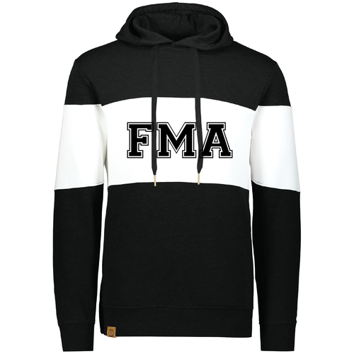 FMA Varsity Hoodie -- Black/ White