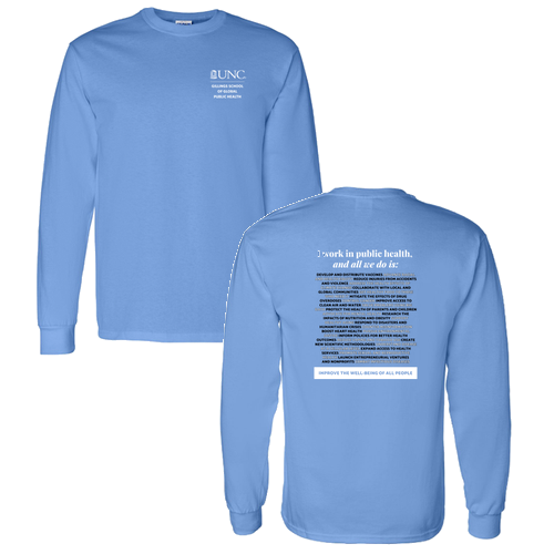 Gildan Heavy Cotton Longsleeve Basic T-Shirt -- Carolina Blue