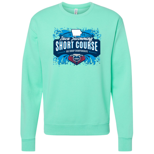 Jerzees 8 Oz 50/50 Nublend Fleece Crew -- Cool Mint