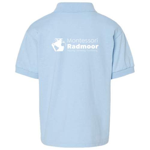 Gildan Youth 50/50 Sport Shirt -- Light Blue