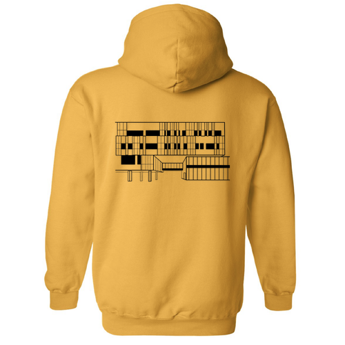 Gildan Heavy Blend Hooded Sweatshirt -- Gold