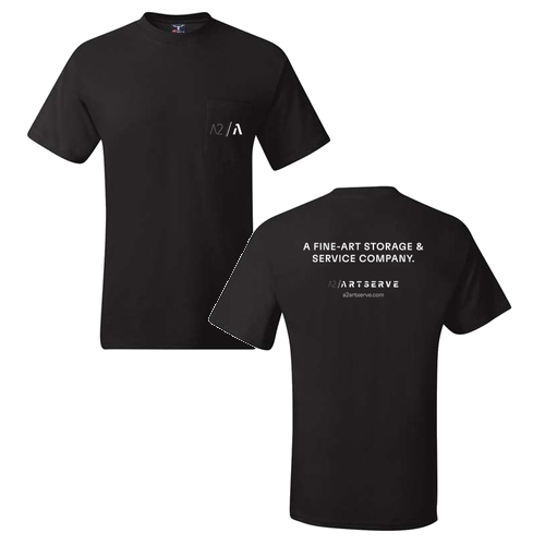 Hanes Beefy-T with Pocket -- Black