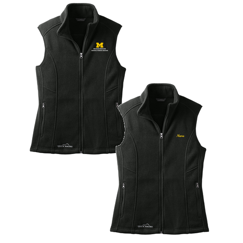 Ladies Eddie Bauer Fleece Vest -- Black