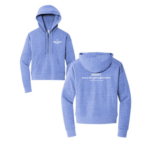 District Women's Perfect Tri-Fleece 1/2-Zip Pullover -- Royal Frost