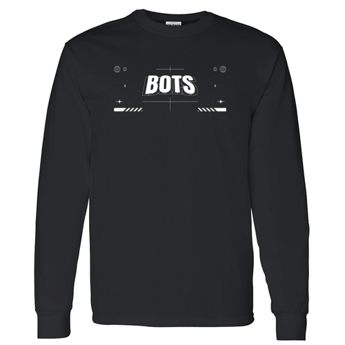 Gildan Heavy Cotton Longsleeve Basic T-Shirt -- Black