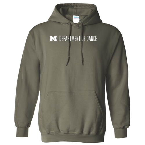 Mens/Unisex Gildan Heavy Blend Hooded Sweatshirt -- Military Green