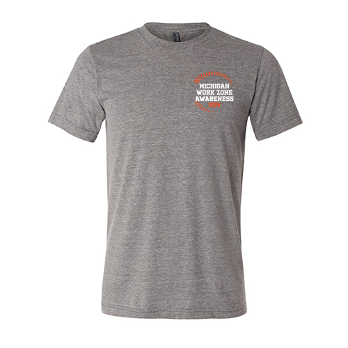 Mens/Unisex Bella Canvas Soft Fitted Triblend Short Sleeve T-Shirt -- Grey Triblend
