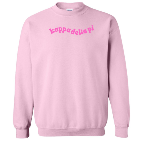 Gildan Heavy Blend Crew Neck Sweatshirt -- Light Pink