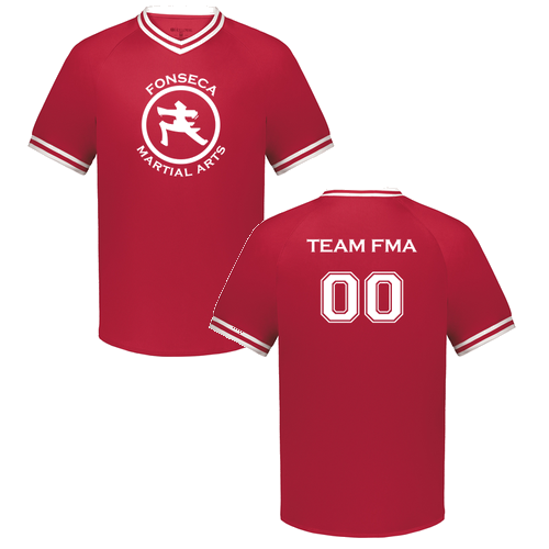 Team FMA Jersey • Youth • Scarlet / White
