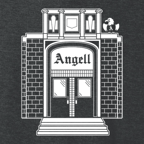 Ladies Cut District Made Perfect Tri Long Sleeve Tunic -- Black Frost