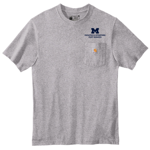 Men/Unisex Carhartt Tall Workwear Pocket Short Sleeve T-Shirt -- Heather Grey, $37