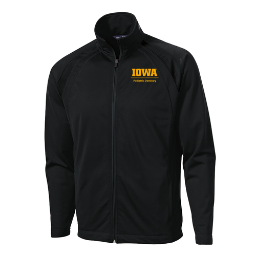 Sport-Tek Tricot Track Jacket -- Black / Black