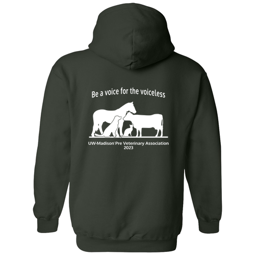 Gildan Heavy Blend Hooded Sweatshirt -- Forest Green