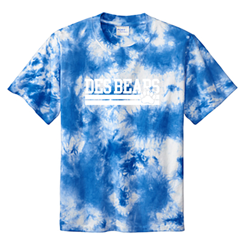 Port and Company Youth Crystal Tie-Dye Tee -- True Royal