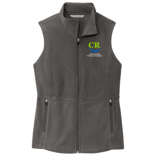 Port Authority ® Ladies Accord Microfleece Vest L152 -- Pewter
