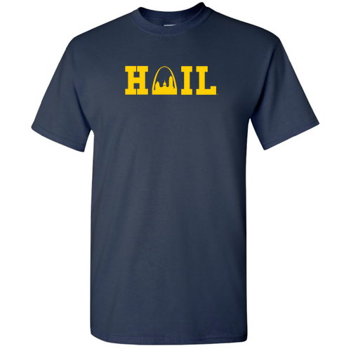 Mens/Unisex Gildan Heavy Cotton Basic T-Shirt -- Navy
