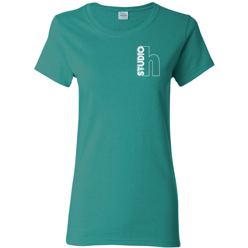 Gildan Heavy Cotton Missy Fit Tee -- Tropical Blue