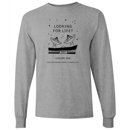 Gildan Heavy Cotton Longsleeve Basic T-Shirt -- Sport Grey