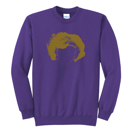 Mens/Unisex Port and Company Classic Crewneck Sweatshirt -- Purple