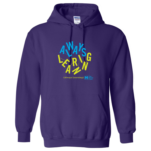 Gildan Heavy Blend Hooded Sweatshirt -- Purple