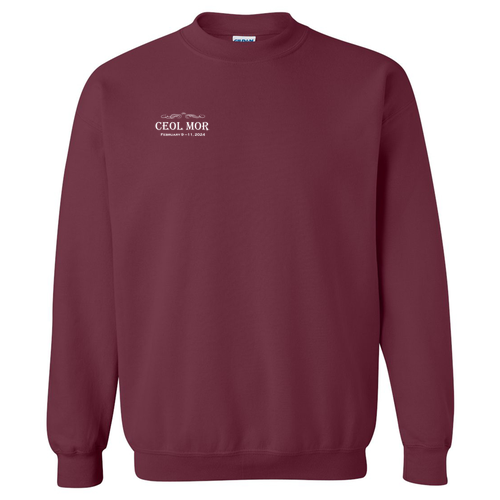 Crew Neck Sweatshirt -- Maroon