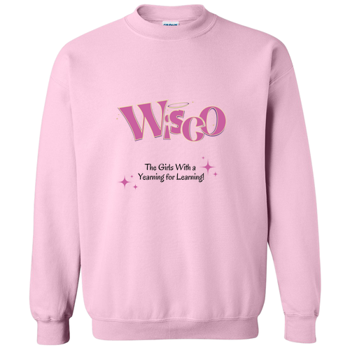 Gildan Heavy Blend Crew Neck Sweatshirt -- Light Pink