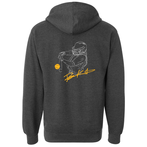 Independent Trading Midweight Hooded Sweatshirt -- Charcoal Heather