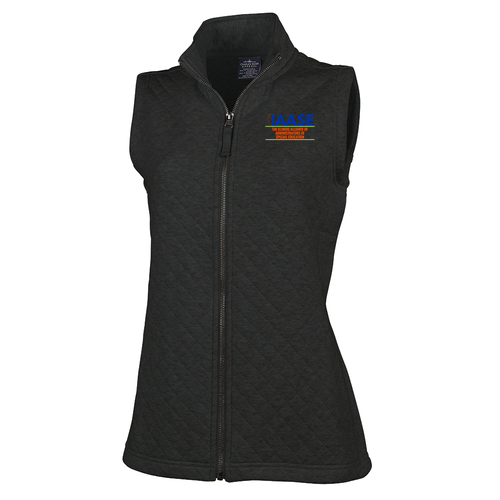 Charles River Women's Franconia Quilted Vest -- Charcoal Heather