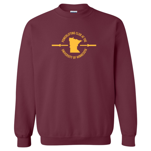 Gildan Heavy Blend Crew Neck Sweatshirt -- Maroon
