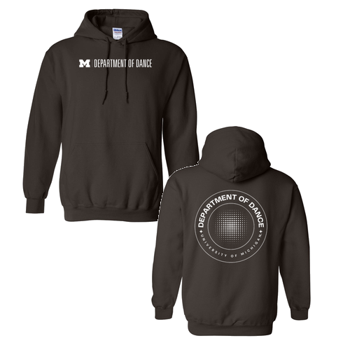 Mens/Unisex Gildan Heavy Blend Hooded Sweatshirt -- Dark Chocolate