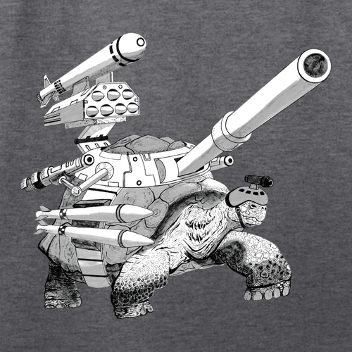 District Made Ladies Perfect Blend V-Neck Tee -- Heathered Charcoal