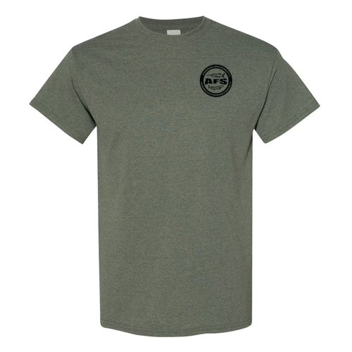 Gildan Heavy Cotton Basic T-Shirt -- Heather Military Green