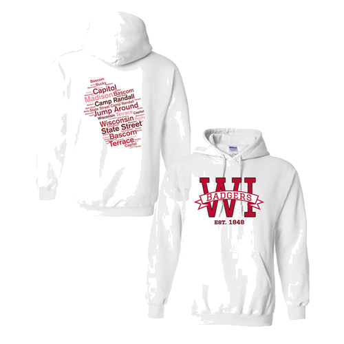 Gildan Heavy Blend Hooded Sweatshirt -- White