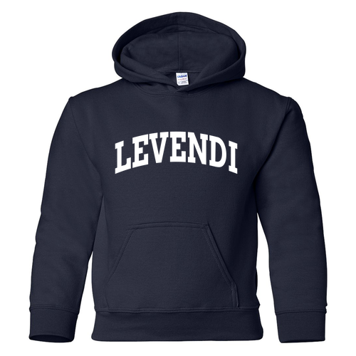 Gildan Heavy Blend Youth Hooded Sweatshirt -- Navy