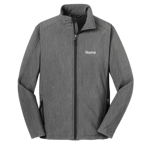 Port Authority Core Soft Shell Jacket -- Pearl Grey Heather