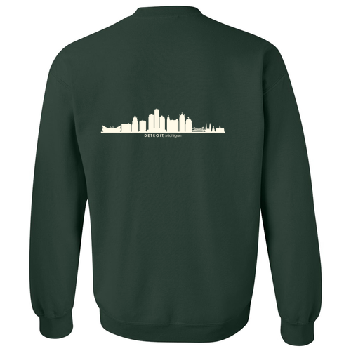 Gildan Heavy Blend Crew Neck Sweatshirt -- Forest Green